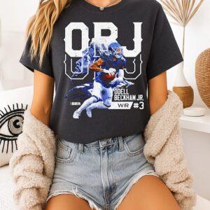 Odell Beckham Jr. New York Giants Rugby Run T-Shirt