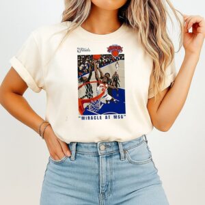 Og Anunoby New York Knicks 2026 NBA Finals Champions Miracle At Msg T-Shirt