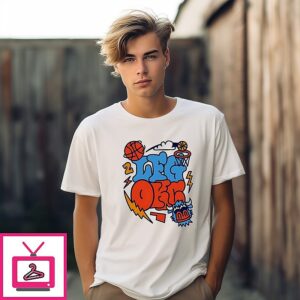 Oklahoma City Thunder Graffiti Mascot Basketball T-Shirt