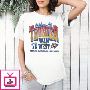 Oklahoma City Thunder NBA Basketball Win The West T-Shirt