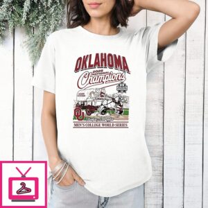 Oklahoma Sooners 2026 Men’s College World Series National Champions Wagon T-Shirt