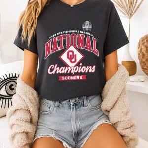Oklahoma Sooners 2026 NCAA Baseball Men’s College World Series Champions Locker Room T-Shirt