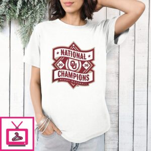 Oklahoma Sooners 2026 NCAA Baseball National Champions T-Shirt