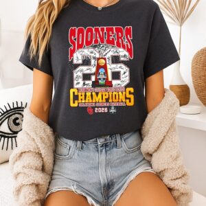 Oklahoma Sooners 2026 NCAA Men’s College World Series National Champions Signatures T-Shirt