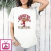 Oklahoma Sooners Cream 2026 Baseball National Champions Bear T-Shirt