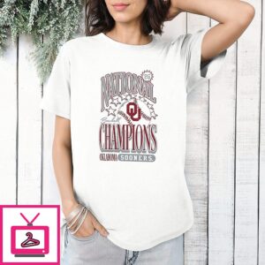 Oklahoma Sooners Cream ’26 NCAA Baseball National Champions Stars T-Shirt 2