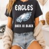 Philadelphia Eagles Back In Black Rugby Logo T-Shirt