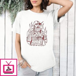 Philadelphia Phillies Brandon Marsh Sketch Flame T-Shirt