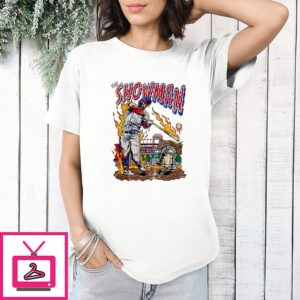 Philadelphia Phillies Showman Baseball Fire T-Shirt