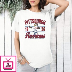 Pittsburgh 1936 Americans Forbes Field American Rugby League T-Shirt