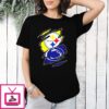 Pittsburgh Steelers And Penn State Nittany Lions Two Teams One Heart Scratch T-Shirt