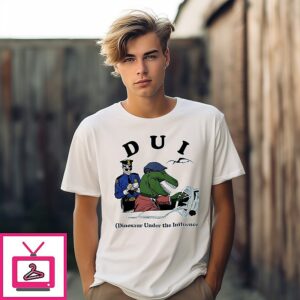 Police And Dinosaur Under The Influence T-Shirt