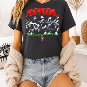 Portugal Ronaldo And Team Selecao Das Quinas Team Soccer T-Shirt