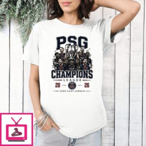 Psg Champions League Winners 2026 T-Shirt