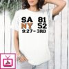 Sa 81 Ny 52 3rd Quarter Scoreboard Dad T-Shirt