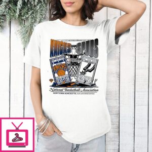 San Antonio Spurs Vs New York Knicks 2026 NBA Finals Matchup T-Shirt