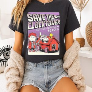 Save The Clocktower The Time-Traveling Beagle T-Shirt