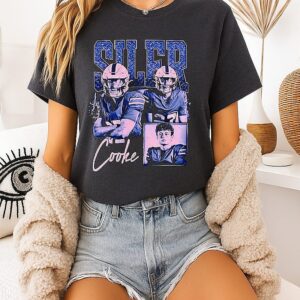 Siler Cooke Football Athlete Sports Player T-Shirt