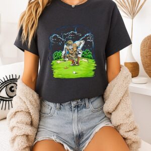 Skeleton Golf The Ultimate Goal Graphic T-Shirt