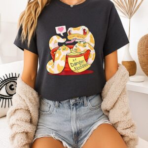 Snake Love X1 Danger Noodles Cartoon Funny T-Shirt