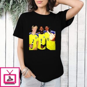 Sweden National Team Players 7 And 11 And 9 Gave Me The Finger T-Shirt