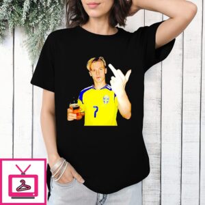 Sweden National Team Players 7 Gave Me The Finger T-Shirt