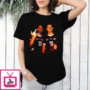 Switzerland National Football Team Players 10 And 13 Gave Me The Finger T-Shirt