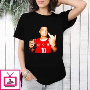 Switzerland National Football Team Players 10 Gave Me The Finger T-Shirt