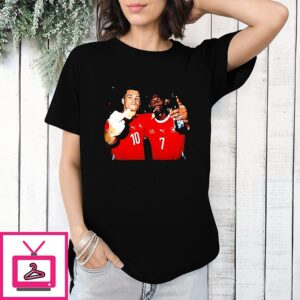 Switzerland National Football Team Players 8 And 10 Gave Me The Finger T-Shirt