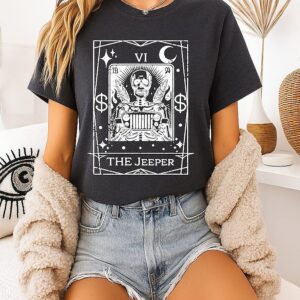 The Jeeper Tarot Card Skeleton Jeep Off-Road T-Shirt