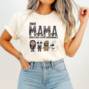 This Mama Loves Her Little Nightmares The Nightmare Before Christmas T-Shirt