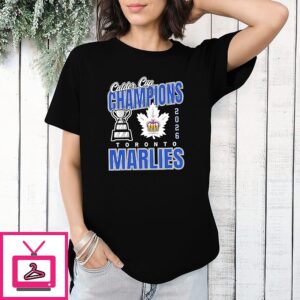 Toronto Marlies Hockey Calder Cup Champions Trophy 2026 T-Shirt