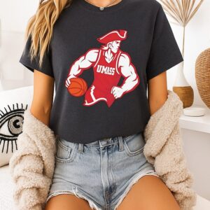 Umass University Of Massachusetts Sam The Minuteman Mascot T-Shirt