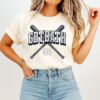 Unc Baseball Gdtbath Baseball Bats Crossed T-Shirt