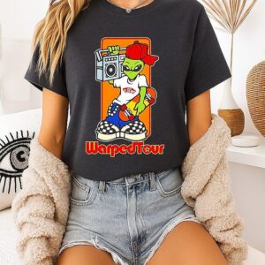 Vans Off The Wall Alien Skater Boombox Warped Tour T-Shirt