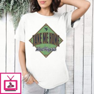 West Virginia Baseball Take Me Home Vintage T-Shirt