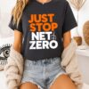 Wind Turbine Just Stop Net Zero T-Shirt