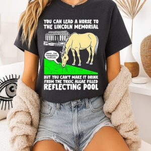 You Can Lead A Horse To The Lincoln Memorial But You Cannot Make It Drink T-Shirt