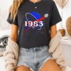 1983 Star Wars Death Star Millennium Falcon X-Wing T-Shirt