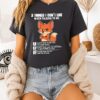 3 Things I Don’t Like When Talking To Me Fox T-Shirt