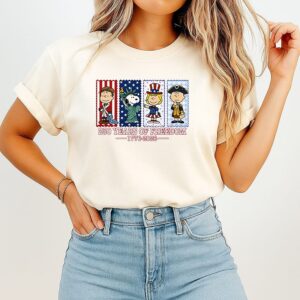 America 250th Anniversary Patriotic Snoopy T-Shirt
