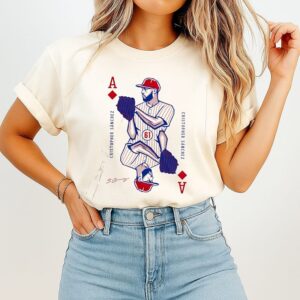 Cristopher Sanchez Philadelphia Phillies Ace Playing Card T-Shirt