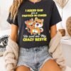 Dog And Cat I Asked God For A Partner In Crime He Sent Me My Crazy Bestie T-Shirt