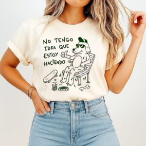 Dog No Tengo Idea Que Estoy Haciendo Skater T-Shirt