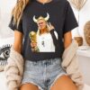 Erling Haaland Viking Warrior Middle Finger Smoking Trophy Meme T-Shirt