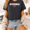 Giannis Antetokounmpo Miami Heat Basketball Logo T-Shirt
