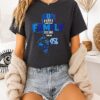 God First Family Second Then Carolina Panthers And North Carolina Tar Heels Skull Heart T-Shirt