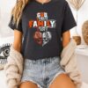 God First Family Second Then Chicago Bears And Chicago White Sox Skull Heart T-Shirt