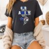 God First Family Second Then Dallas Cowboys And Texas A&m Logo Skull Heart T-Shirt