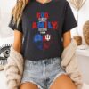 God First Family Second Then Indianapolis Colts And Indiana Hoosiers Logo Skull Heart T-Shirt